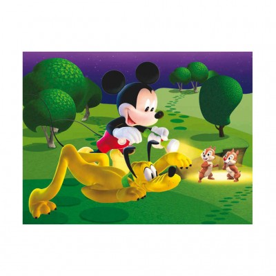 DINO- Дървени кубчета 12 бр. MICKEY MOUSE. Мики Маус, код 641174, многоцветни 641174