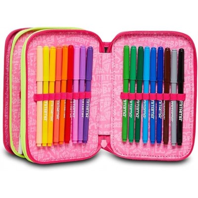 MITAMA Candy Boom несесер с 3 ципа, ПЪЛЕН, 64284, момиче, розов, многоцветен 64284 MITAMA Candy Boom несесер с 3 ципа, ПЪЛЕН, 64284, момиче, розов, многоцветен 64284