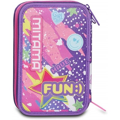 MITAMA Star and Fun несесер с 3 ципа, ПЪЛЕН, 64286, момиче, многоцветен 64286