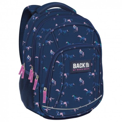 BackUp Ергономична Ученическа раница Unicorn, Еднорог, 63925, за момиче 63925 BackUp Ергономична Ученическа раница Unicorn, Еднорог, 63925, за момиче 63925