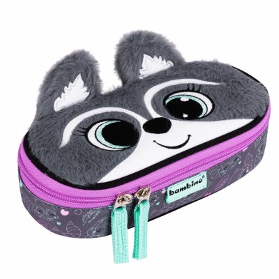 St.Majewski Oвален несесер RACCOON, 663666, момие, многоцветен 663666