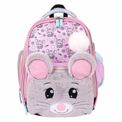 St.Majewski Ергономична раница MOUSE, 637772, момиче, многоцветна 637772 St.Majewski Ергономична раница MOUSE, 637772, момиче, многоцветна 637772