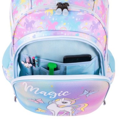 St.Majewski Eргономична раница MAGIC UNICORN, 664021, момиче, многоцветна 664021