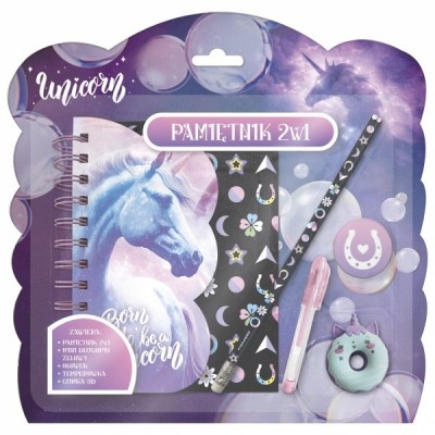 UNICORN 15 таен дневник 2 в 1 с аксесоари. 103591, момиче, многоцветен 103591 UNICORN 15 таен дневник 2 в 1 с аксесоари. 103591, момиче, многоцветен 103591