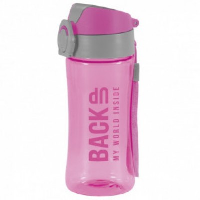 BackUp Бутилка за вода 400ml, 90365, розова 90365 BackUp Бутилка за вода 400ml, 90365, розова 90365