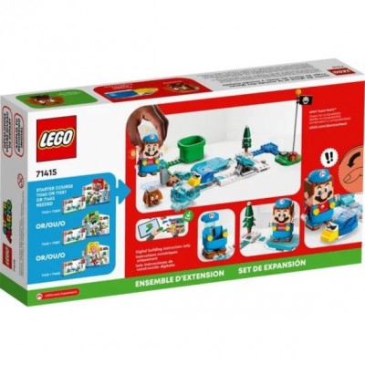 Конструктор LEGO Super Marion Комплект с допълнения, Ice Mario Suit and Frozen World, R 71415, момче, многоцветен 71415 Конструктор LEGO Super Marion Комплект с допълнения, Ice Mario Suit and Frozen World, R 71415, момче, многоцветен 71415