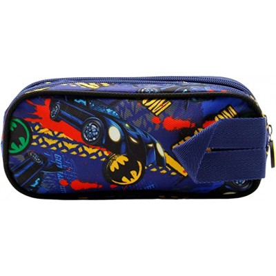 Karactermania несесер 3D BATMAN Soldier с 2 ципа 02924, син, за момче 02924 Karactermania несесер 3D BATMAN Soldier с 2 ципа 02924, син, за момче 02924