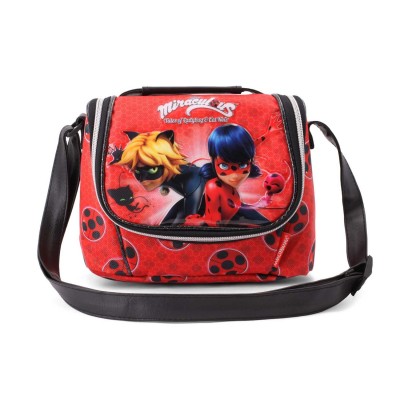 Karactermania ,Термo чанта LADYBUG, Калинката и черния котарак, 35491, червена, момиче 35491 Karactermania ,Термo чанта LADYBUG, Калинката и черния котарак, 35491, червена, момиче 35491