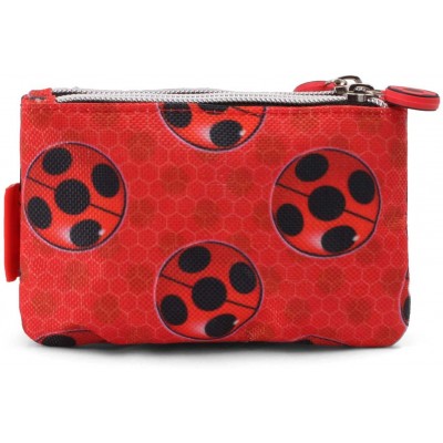 Karactermania детско портмоне с 2 ципа LADYBUG, Лейди Калинка, 35502, 9 х 13 х 2 см, червен 35502 Karactermania детско портмоне с 2 ципа LADYBUG, Лейди Калинка, 35502, 9 х 13 х 2 см, червен 35502
