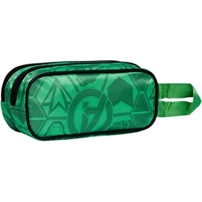 Karactermania несесер 3D Hulk, Хълк с 2 ципа 02917, зелена, за момче 02917 Karactermania несесер 3D Hulk, Хълк с 2 ципа 02917, зелена, за момче 02917