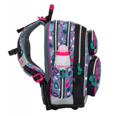 BAGMASTER Ученическа Антатомична раница GALAXY 8A, Комплект 3 в 1, 8336-1, за момиче. многоцветен 8336-1 BAGMASTER Ученическа Антатомична раница GALAXY 8A, Комплект 3 в 1, 8336-1, за момиче. многоцветен 8336-1