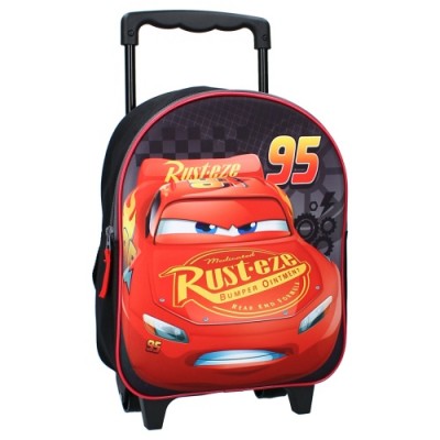 Vadobag Детска 3D раница на колела Cars 3 Race Ready, Колите, 760-2555, за момче, черно и червено 760-2555 Vadobag Детска 3D раница на колела Cars 3 Race Ready, Колите, 760-2555, за момче, черно и червено 760-2555