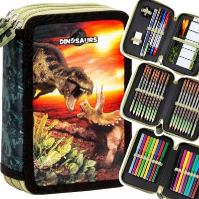 Derform, Ученически Несесер DINOSAUR 18 / Динозавър /, 95704, момче, многоцветен. 95704 Derform, Ученически Несесер DINOSAUR 18 / Динозавър /, 95704, момче, многоцветен. 95704