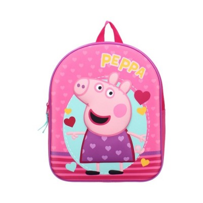 Детска 3D раница PEPPA PIG Strong Together, Пепа Пиг, Vadobag, 31 x 25 x 9, 007-1670 007-1670