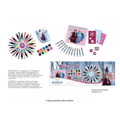Детски рисувателен комплект 1 м, FROZEN, Елза и Анна, FR0660, момиче, многоцветен FR0660 Детски рисувателен комплект 1 м, FROZEN, Елза и Анна, FR0660, момиче, многоцветен FR0660
