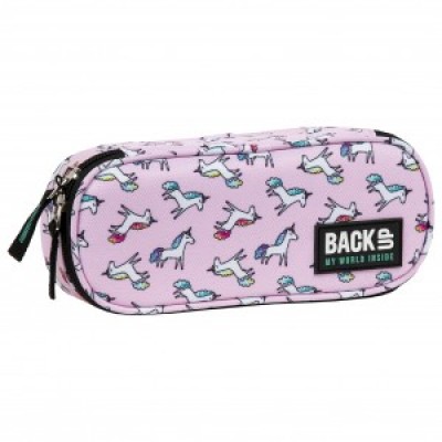 BackUp Ученически несесер PINK UNICORN, 74488, розов 74488 BackUp Ученически несесер PINK UNICORN, 74488, розов 74488