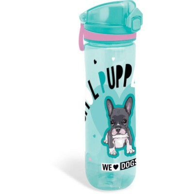 Lizzy Card Бутилка за вода WE LOVE DOGS, 600мл, 21894401, зелена за момиче 21894401