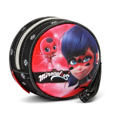 Karactermania, Двулицево кръгло портмоне, Ladybug, Лейди Калинка, 35705, многоцветно 35705 Karactermania, Двулицево кръгло портмоне, Ladybug, Лейди Калинка, 35705, многоцветно 35705