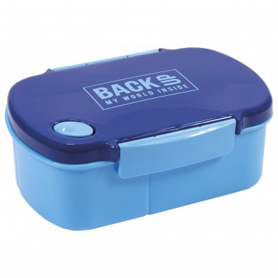 BackUp Кутия за храна с 3 отделения, 83831, синя 83831 BackUp Кутия за храна с 3 отделения, 83831, синя 83831
