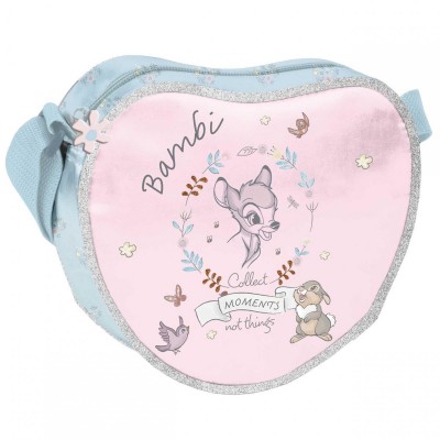 Paso Детска чантичка сърце BAMBI, DB22DD-404, синьо и розово, за момиче DB22DD-404