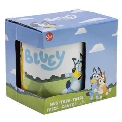 Stor Керамична чаша Bluey, 88057, бяла, многоцветна Stor Керамична чаша Bluey, 88057, бяла, многоцветна