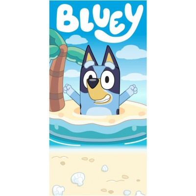 Cerda Детска плажна кърпа Bluey, 9224601, момче, синя Cerda Детска плажна кърпа Bluey, 9224601, момче, синя