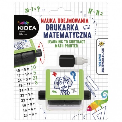 KIDEA печат с математически задачи , 94493, зелен , за деца 94493 KIDEA печат с математически задачи , 94493, зелен , за деца 94493