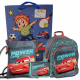 Paso Подаръчен комплект 3 в 1 Gift Bag, Cars, DCU090- 3 , Раница, Несесер и чантичка за врат за момче DCU090- 3 Paso Подаръчен комплект 3 в 1 Gift Bag, Cars, DCU090- 3 , Раница, Несесер и чантичка за врат за момче DCU090- 3