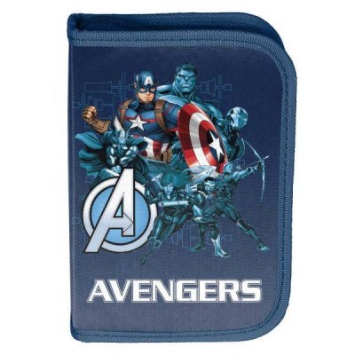 Paso Ученически несесер с 1 цип AVENGERS , пълен, AV22KK-P001, за момче, син AV22KK-P001