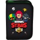 Paso Ученически несесер с 1 цип Brawl Stars, празен, BS21GB-001BW, за момче, черен, многоцветен BS21GB-001BW Paso Ученически несесер с 1 цип Brawl Stars, празен, BS21GB-001BW, за момче, черен, многоцветен BS21GB-001BW