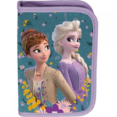 Paso Несесер с 1 цип Frozen, Елза и Анна, празен, DF23XX-P001BW, зелен, за момиче DF23XX-P001BW Paso Несесер с 1 цип Frozen, Елза и Анна, празен, DF23XX-P001BW, зелен, за момиче DF23XX-P001BW