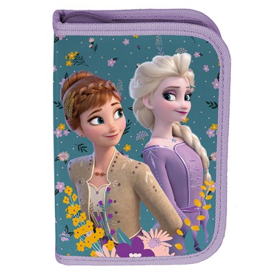 Paso Несесер с 1 цип Frozen, Елза и Анна, пълен, DF23XX-P001, зелен, за момиче DF23XX-P001