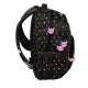 Paso Ученическа ергономична раница  Stich, Стич, 3 отделения, DS23TT-278 за момиче, черна, многоцветна DS23TT-278