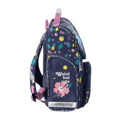 PASO Ученическа ергономична раница, тип кутия STITCH, DS24BB-525, момиче, синя, многоцветна DS24BB-525 PASO Ученическа ергономична раница, тип кутия STITCH, DS24BB-525, момиче, синя, многоцветна DS24BB-525