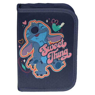Paso Несесер с 1 цип  STITCH Sweet Thing, Т DS24BB-P001BW, празен, черен, многоцветен Т DS24BB-P001BW