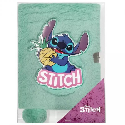 Paso, плюшен таен дневник STITCH с катинарче, T DS24SI-3676, зелен T DS24SI-3676 Paso, плюшен таен дневник STITCH с катинарче, T DS24SI-3676, зелен T DS24SI-3676
