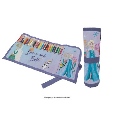 Disney, Детски несесер-руло FROZEN, Елза, FR0839, момиче, лилав, многоцветен FR0839 Disney, Детски несесер-руло FROZEN, Елза, FR0839, момиче, лилав, многоцветен FR0839