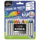 KIDEA, Пастели за лице и тяло 12 цвята, 36721, Derfrofm 36721 KIDEA, Пастели за лице и тяло 12 цвята, 36721, Derfrofm 36721
