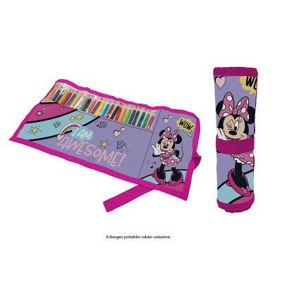 Disney, Детски несесер-руло MINNIE MOUSE, MIN0839, момиче, лилав, многоцветен MIN0839 Disney, Детски несесер-руло MINNIE MOUSE, MIN0839, момиче, лилав, многоцветен MIN0839