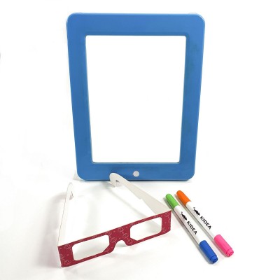 KIDEA магическа LED неонова дъска за 3D изображения Синя, 80168,Derform, за момче 80168