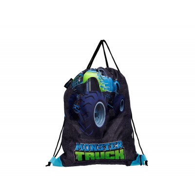 ABC123 Ученическа ергономична раница MONSTER TRUCK Комплект 3 в 1, 8709447, за момче 8709447