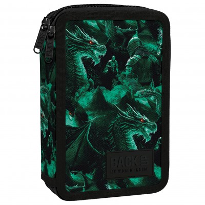 BackUP Несесер с 2 отеделния Legend Dragon, DW 06, 100361, момче, черно и зелено 100361 BackUP Несесер с 2 отеделния Legend Dragon, DW 06, 100361, момче, черно и зелено 100361