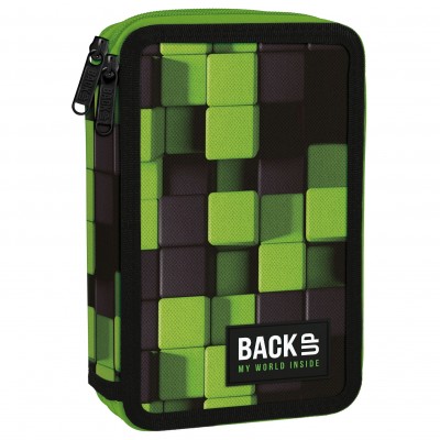 BackUP Несесер с 2 отеделния The Game, 93793, 6 DW 52, ПЪЛЕН, черно и зелено 93793 BackUP Несесер с 2 отеделния The Game, 93793, 6 DW 52, ПЪЛЕН, черно и зелено 93793