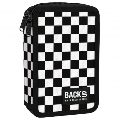 BackUP Несесер с 2 отеделния Chess, 100408, 6 DW 94, ПЪЛЕН, черно и бяло 100408 BackUP Несесер с 2 отеделния Chess, 100408, 6 DW 94, ПЪЛЕН, черно и бяло 100408