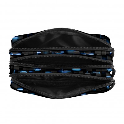 BackUP Несесер с 3 ципа Lights, 7 G 44, T 702631, момче, многоцветен