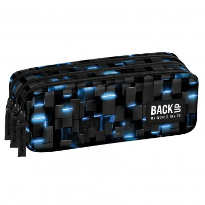 BackUP Несесер с 3 ципа Lights, 7 G 44, T 702631, момче, многоцветен