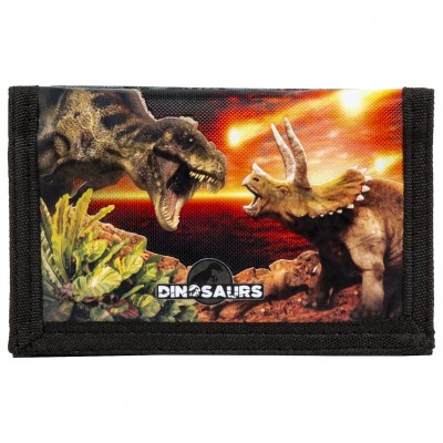 DERFORM, Детско портмоне Dinosaur 18, Динозавър, 95773, момче, многоцветно. 95773