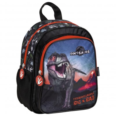 Derfrom. Детска раница Dinosaur 17, Динозавър, 87945, черно и червено, за момче 87945 Derfrom. Детска раница Dinosaur 17, Динозавър, 87945, черно и червено, за момче 87945