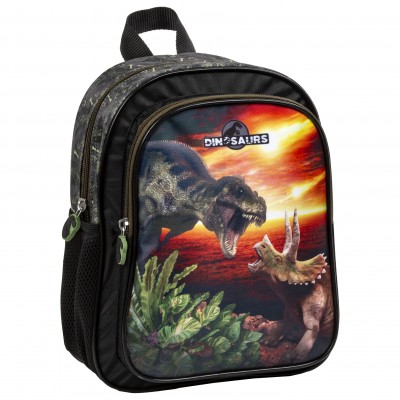 Derform Детска раница DINOSAUR 18, 96114, многоцветна, момче 96114 Derform Детска раница DINOSAUR 18, 96114, многоцветна, момче 96114