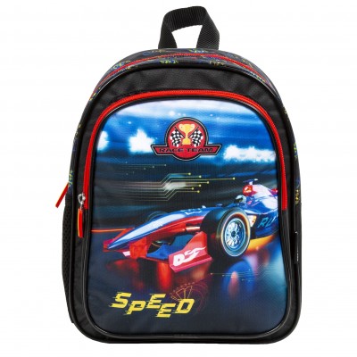Derform, Детска раница колекция RACE TEAM 10/, 96107, момче, черна, многоцетна 96107 Derform, Детска раница колекция RACE TEAM 10/, 96107, момче, черна, многоцетна 96107